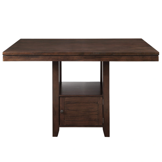 Steve Silver Yorktown Storage Counter Table in Espresso