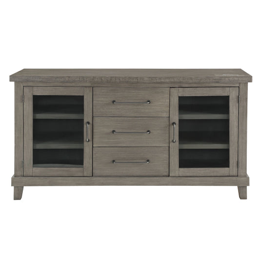 Steve Silver Mila Server in Washed Grey