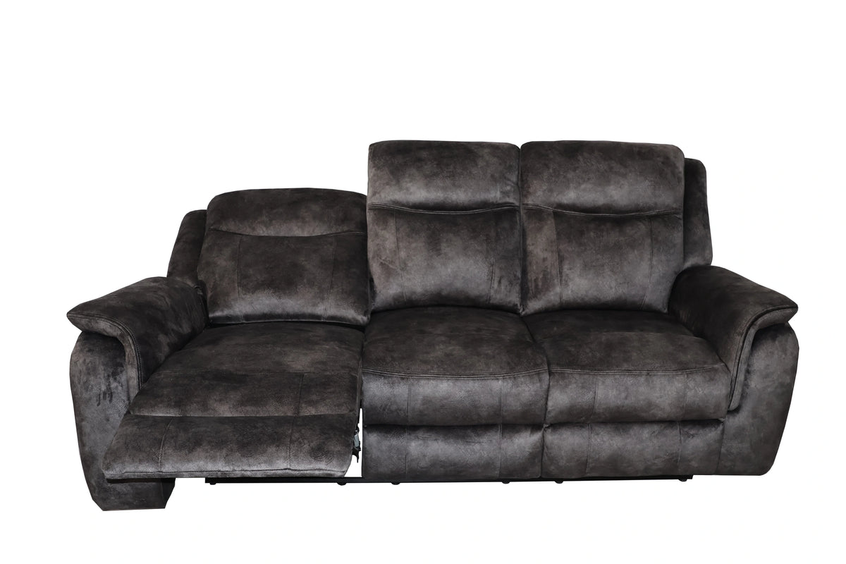 Park City Sofa W/Dual Recliner-Slate