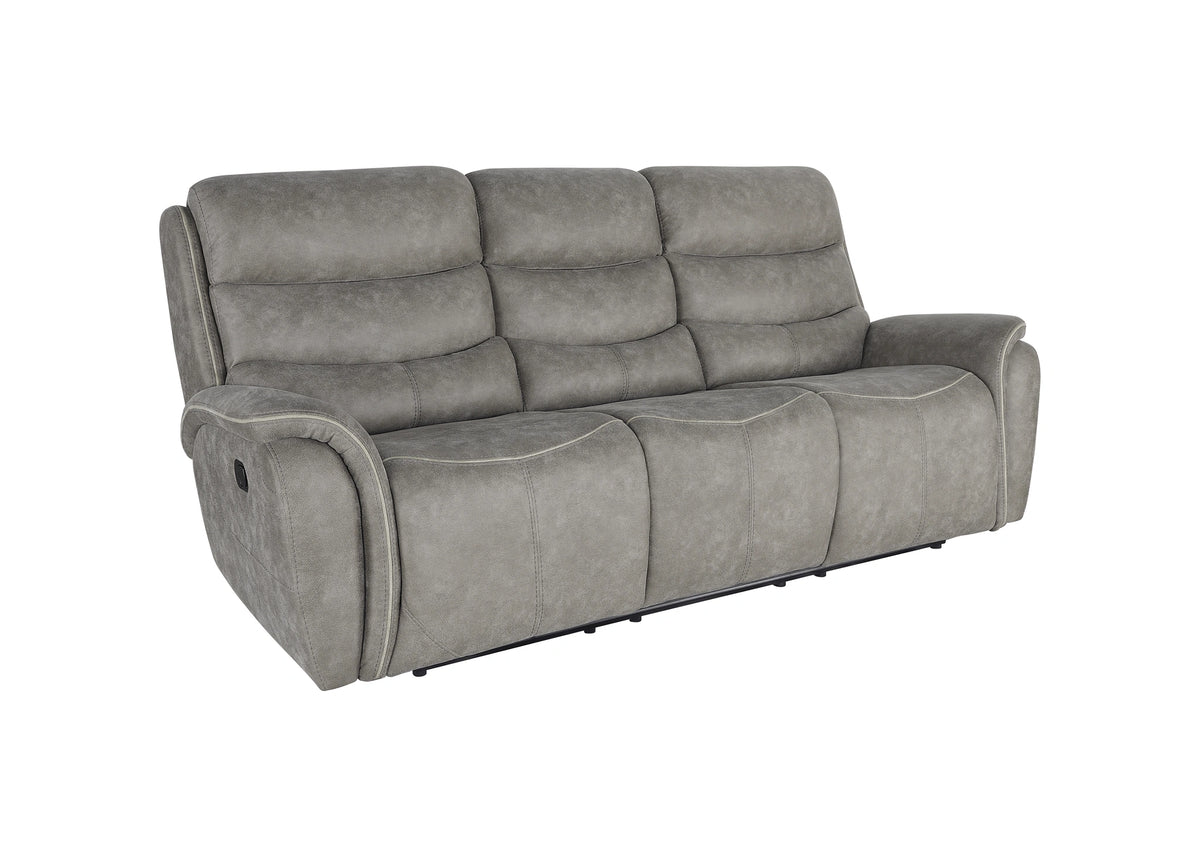 Kamari Sofa W/Dual Recliner-Gray