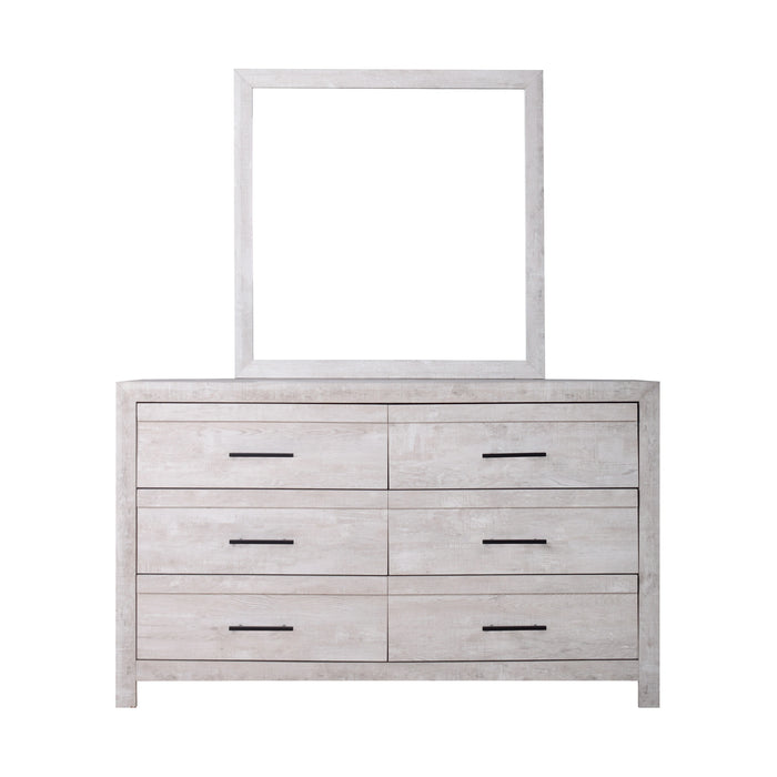 Biscayne Mirror- Driftwood