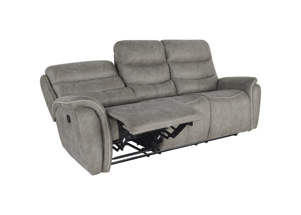 Kamari Sofa W/Dual Recliner-Gray