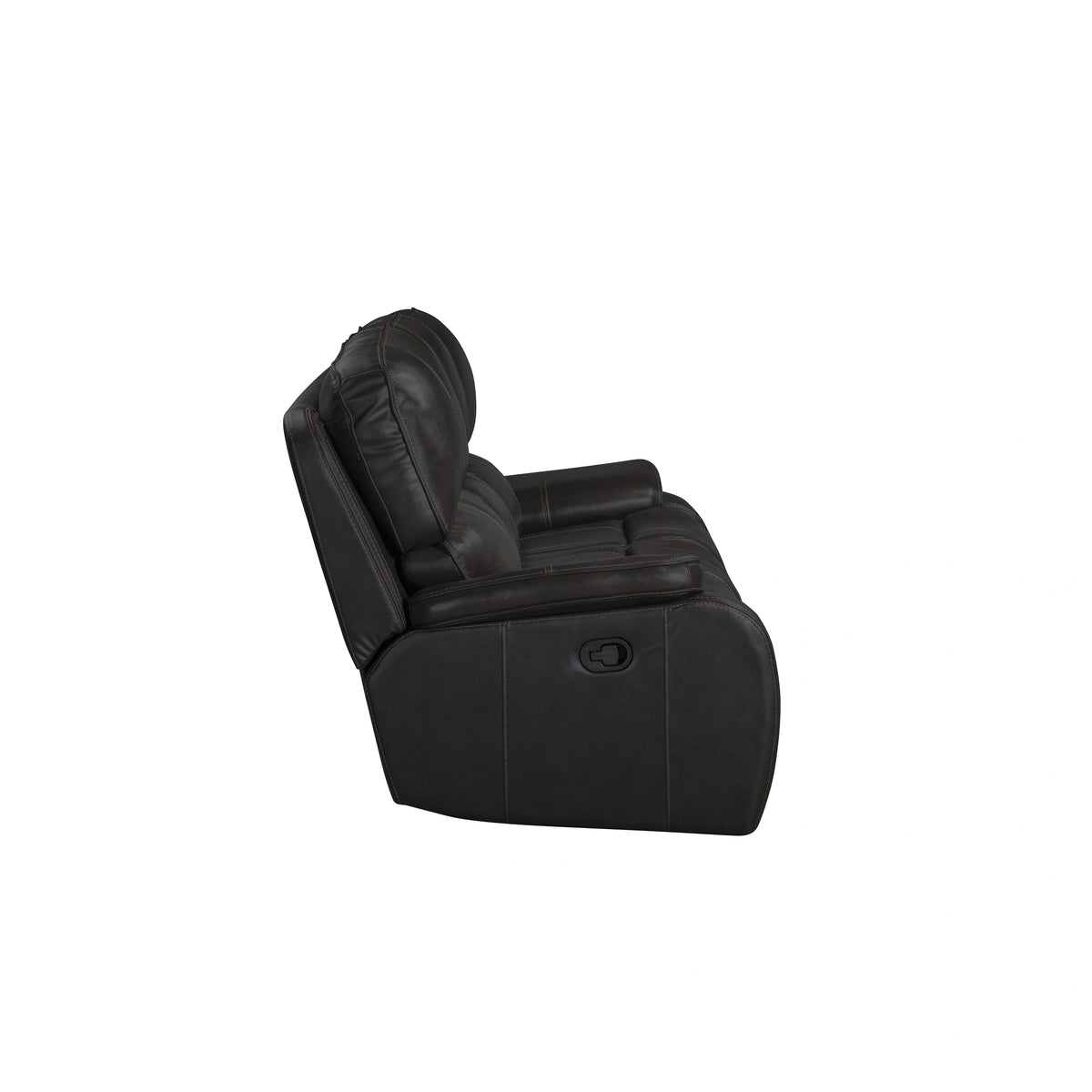 Brookings Sofa W/Dual Recliner-Charcoal