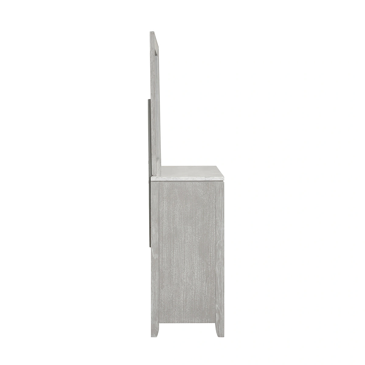 Fiona Landscape Mirror-Mist Gray