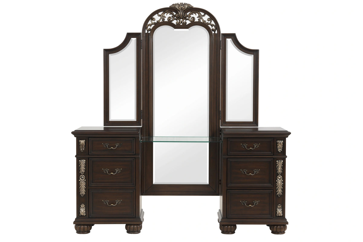 Maximus Vanity Table-Madeira