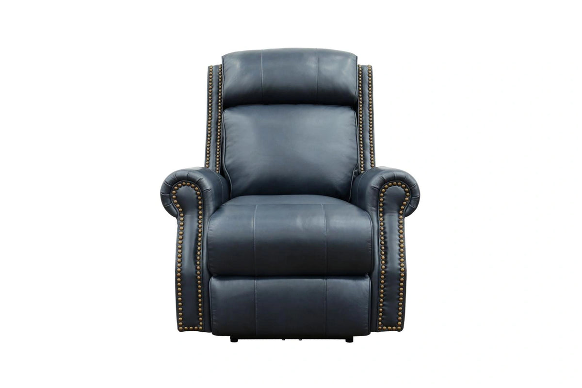 BarcaLounger Blair Big & Tall Power Recliner with Power Head Rest in Shoreham Blue
