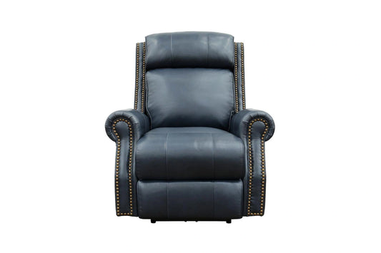 BarcaLounger Blair Big & Tall Power Recliner with Power Head Rest in Shoreham Blue