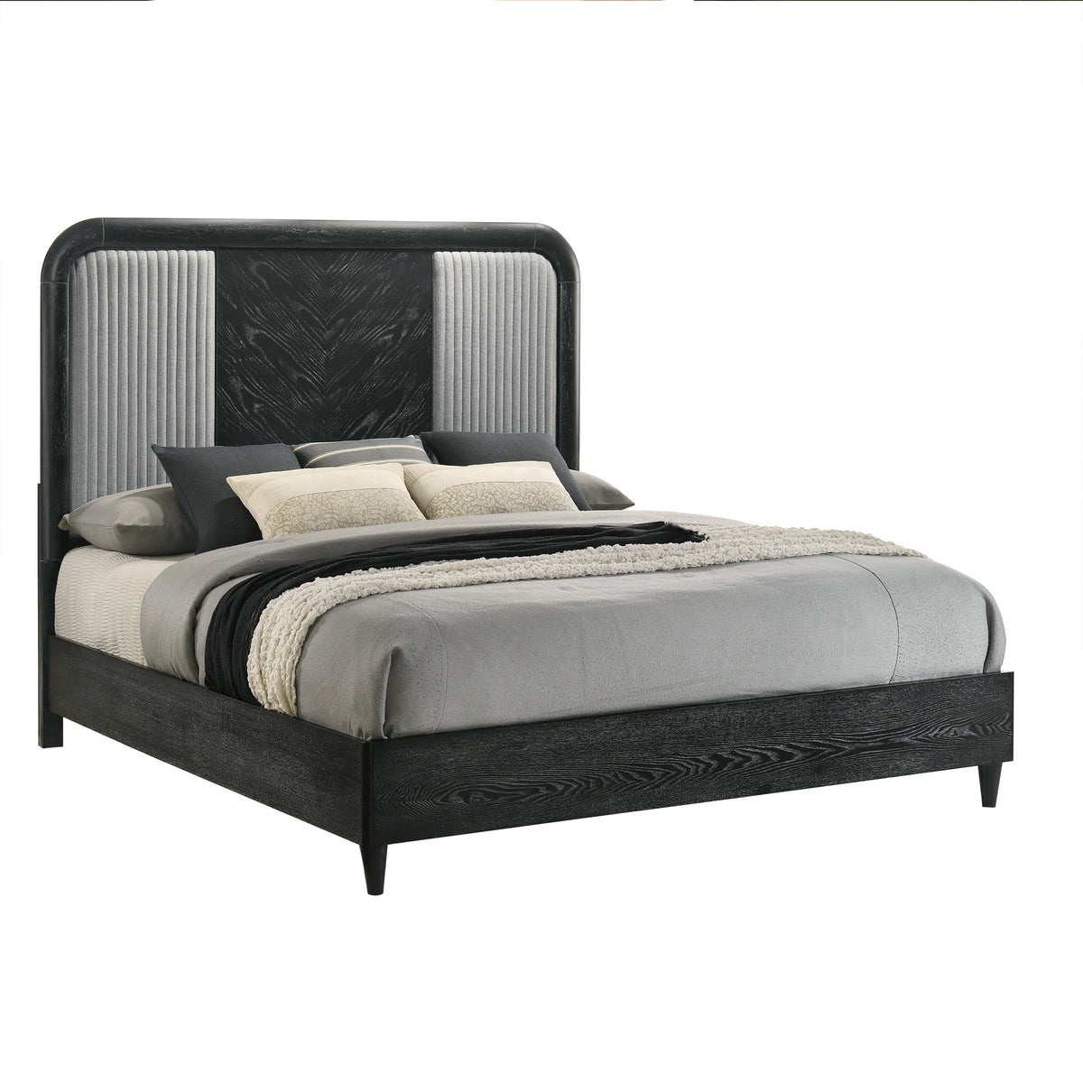 Skyline 6/6-6/0 Ek/Wk Headboard, Footboard & Slat Kit-Onyx