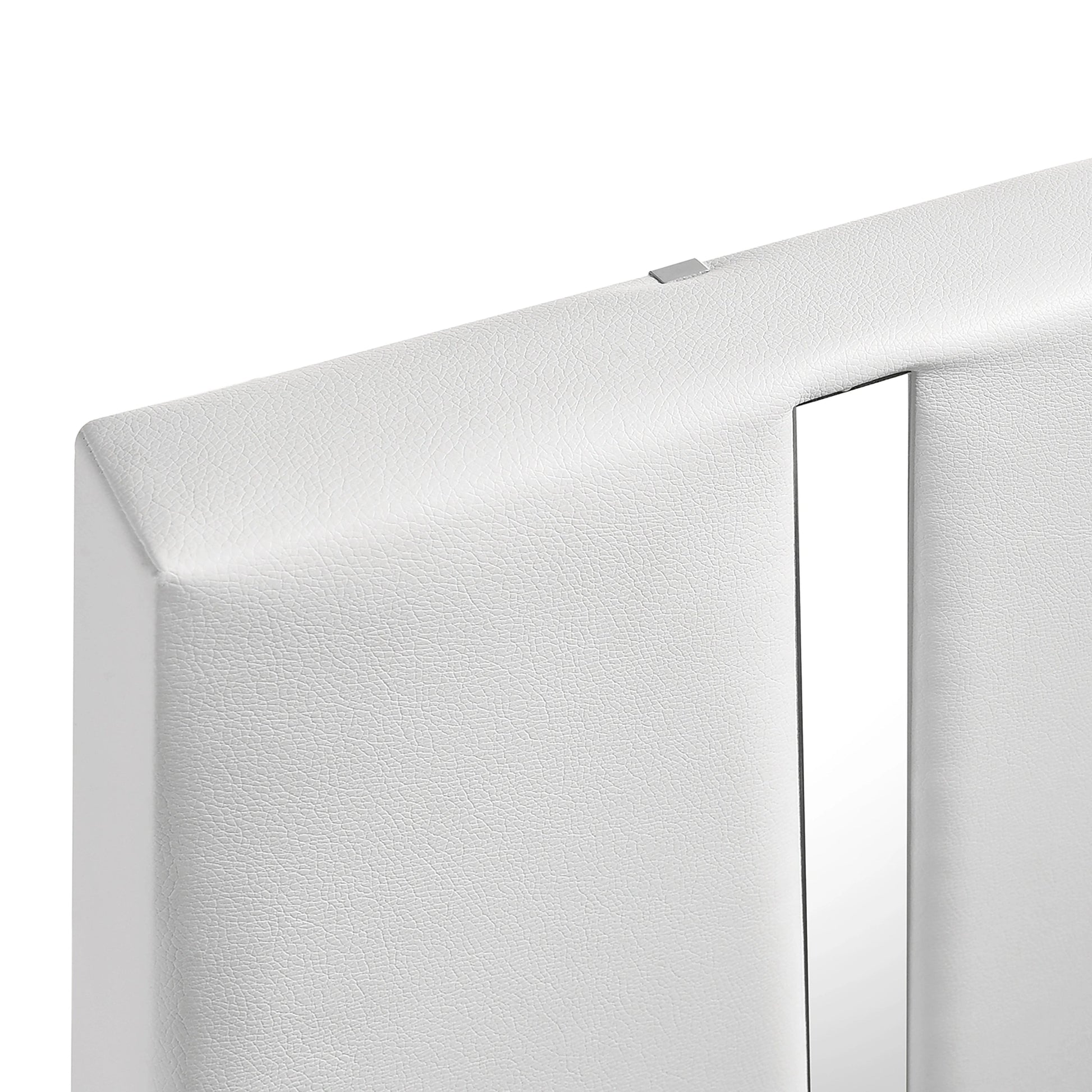 Europa 5/0 Q Headboard, Footboard & Slats-White