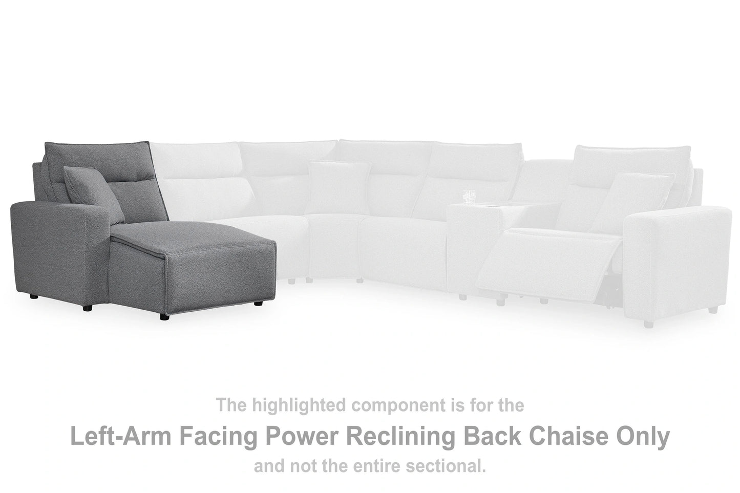 Modmax II Power Reclining Sectional with Chaise and Console