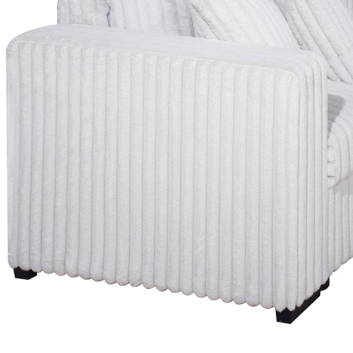 Bliss Laf Loveseat With Corner-Mist Gray