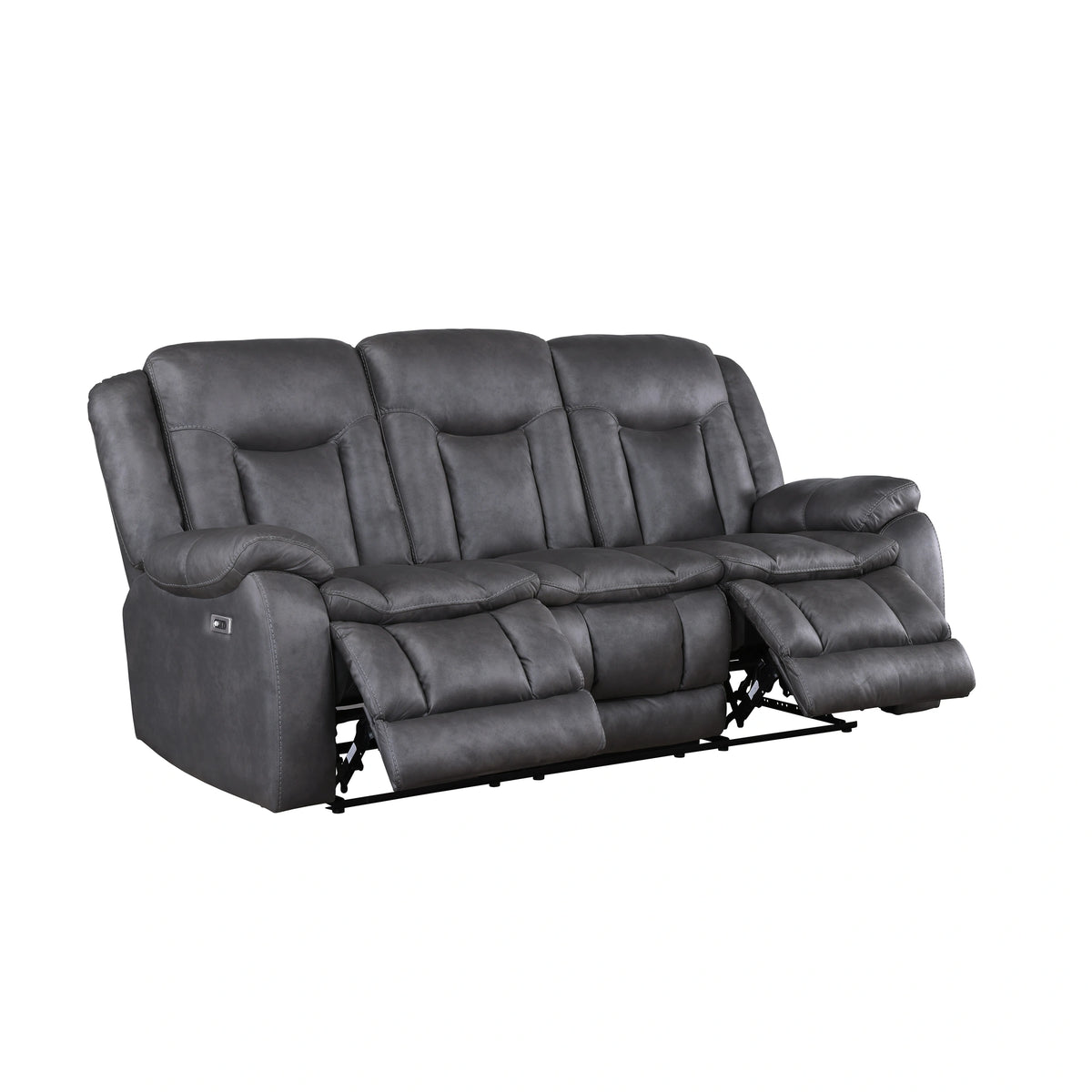 Morello Sofa W/Pwr Fr- Gray