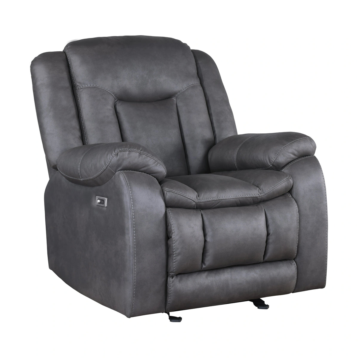 Morello Glider Recliner- Gray