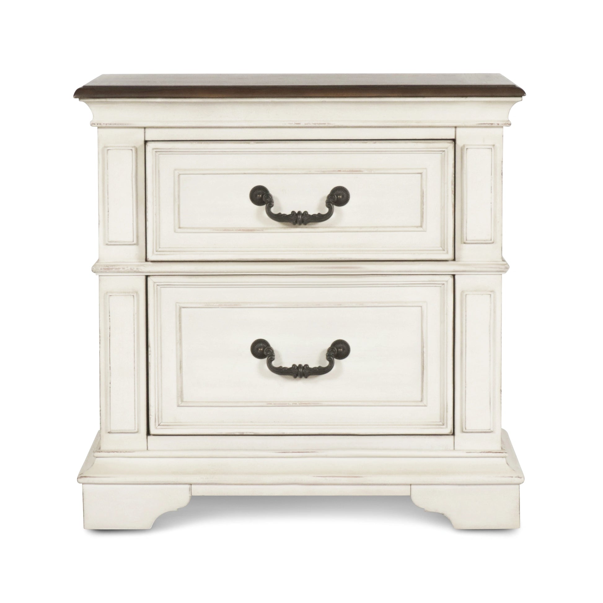 Anastasia Nightstand - Ant. White