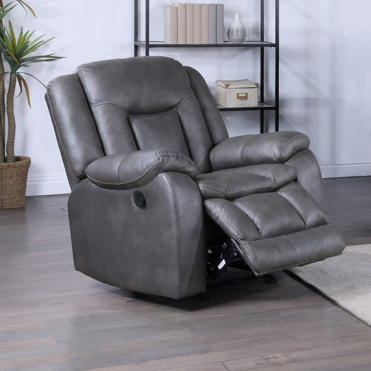 Morello Glider Recliner- Gray