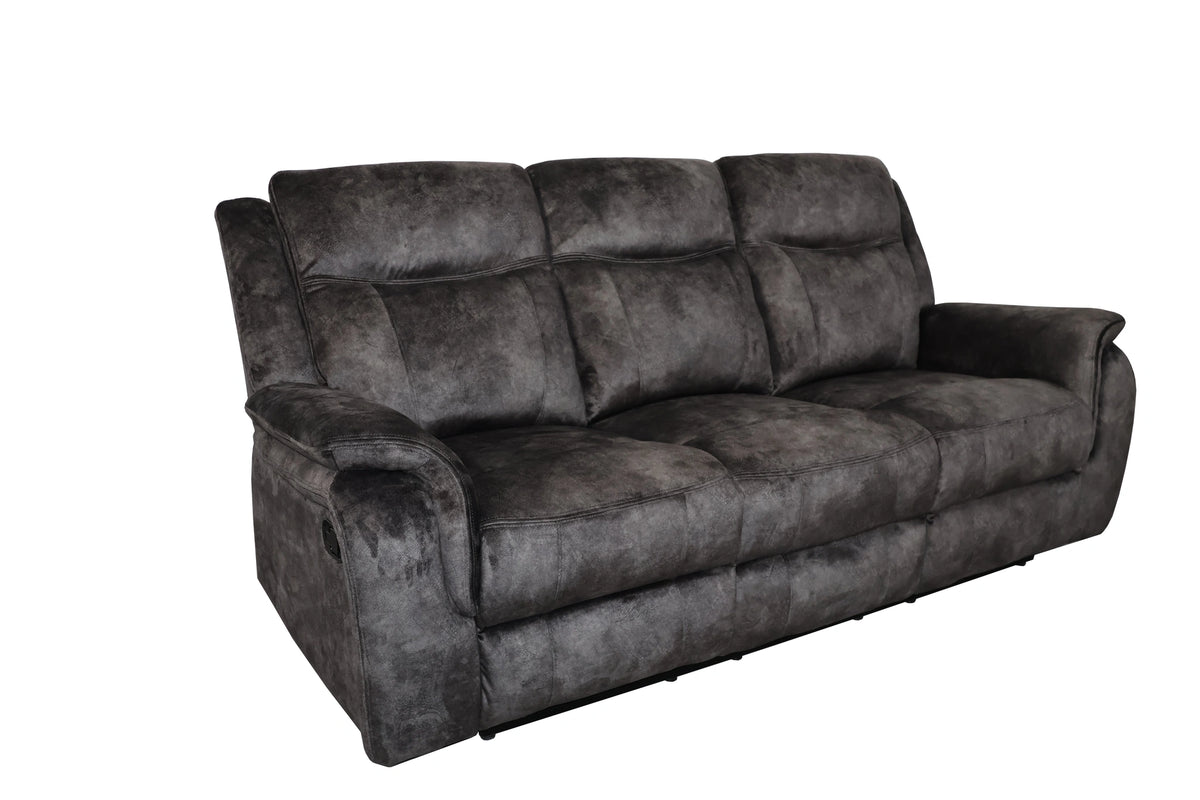 Park City Sofa W/Dual Recliner-Slate