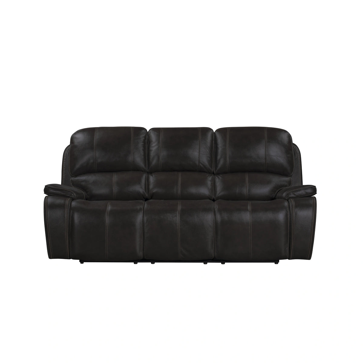 Brookings Sofa W/Dual Recliner-Charcoal