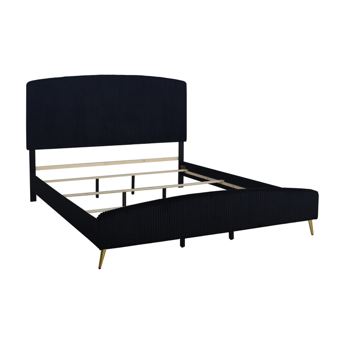 Kailani 6/6 Ek Hb,Fb, & Slats-Black