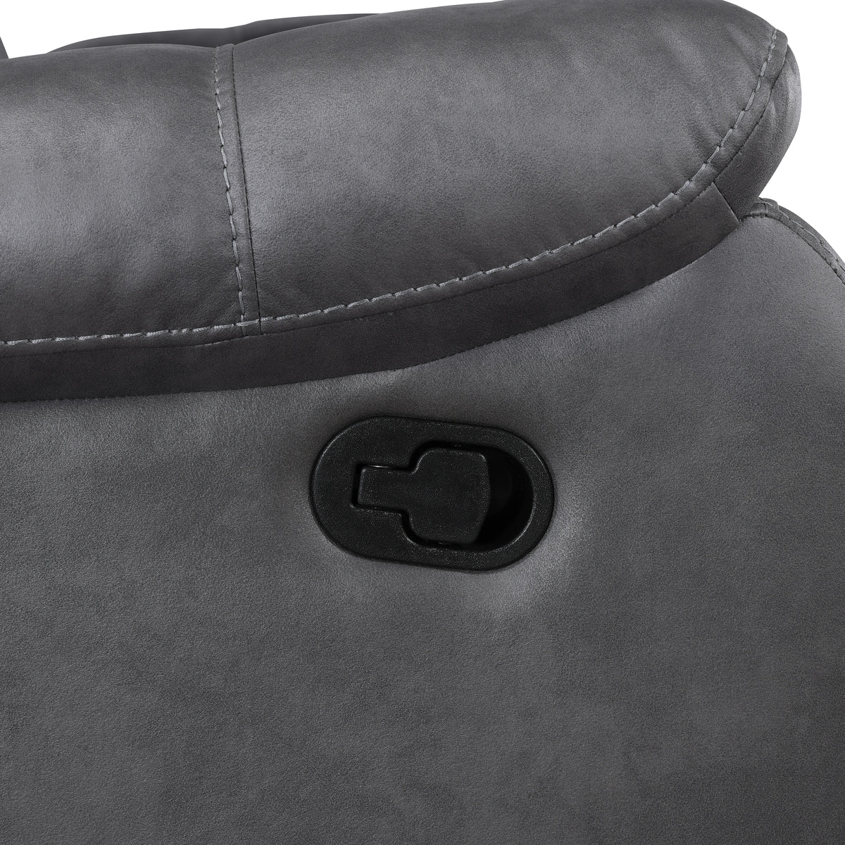 Morello Sofa W/Dual Recliner- Gray