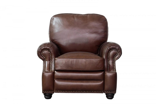 BarcaLounger Longhorn Recliner in Shoreham Chocolate