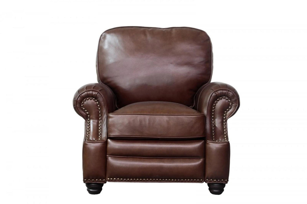 BarcaLounger Longhorn Recliner in Shoreham Chocolate