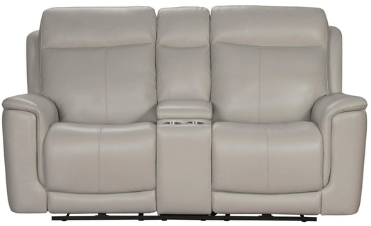BarcaLounger Burbank Reclining Loveseat w/ Power Headrest in Laurel-Cream