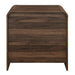 Mara Two Drawer End Table / Bedside Table-Walnut