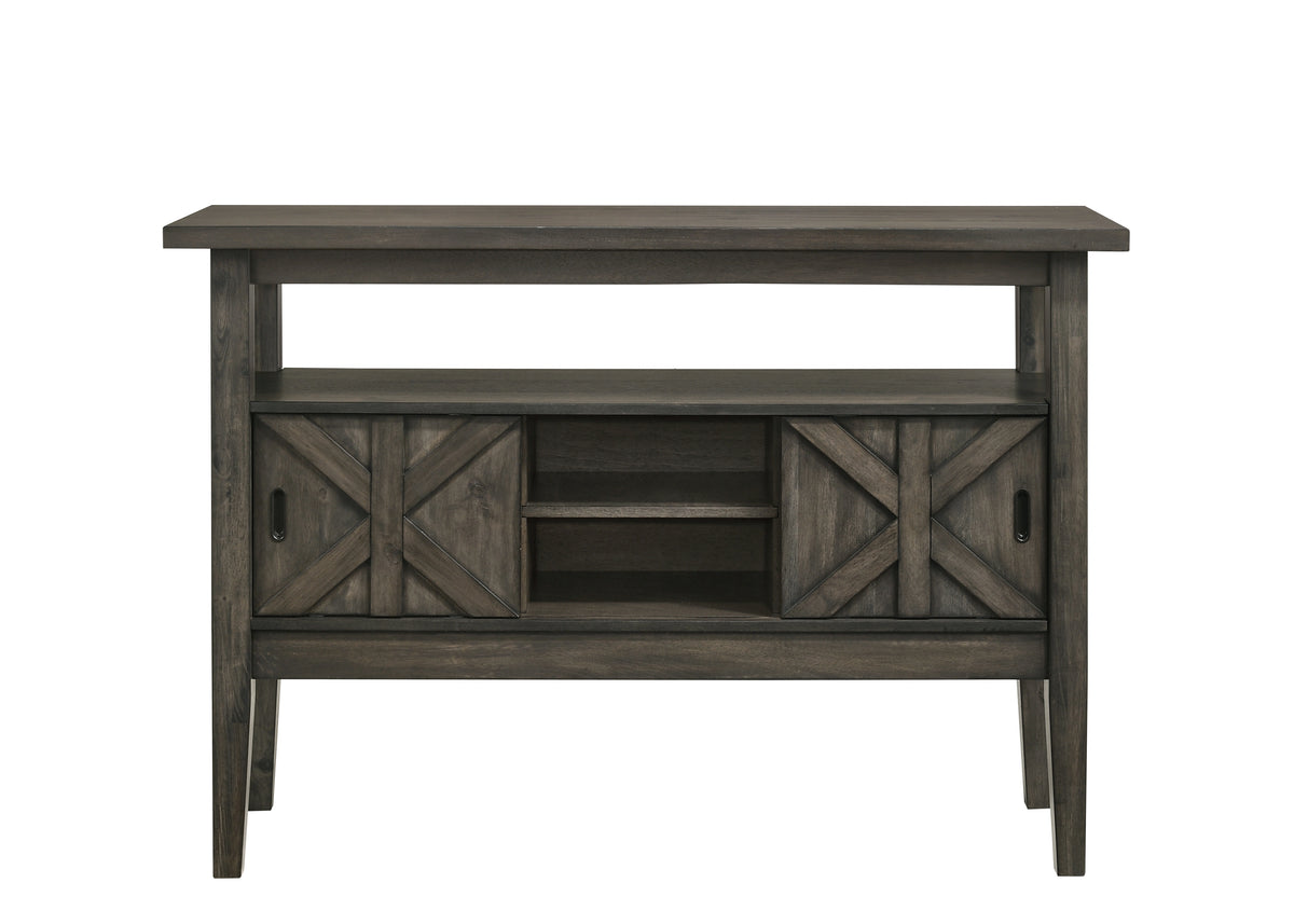 Gulliver Server-Rustic Brown