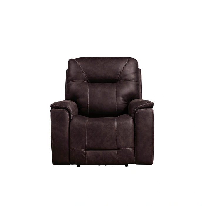 Steve Silver Lexington Triple-Power Media Recliner in Canyon Walnut