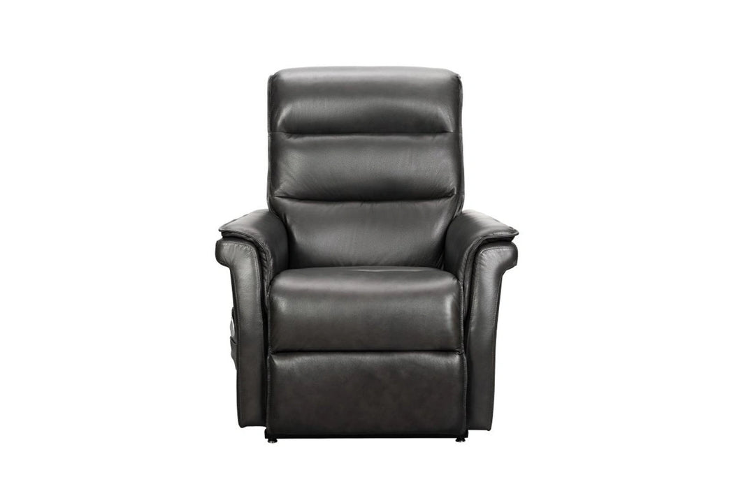 BarcaLounger Luka Lift Chair Recliner with Power Head Rest in Venzia Grey
