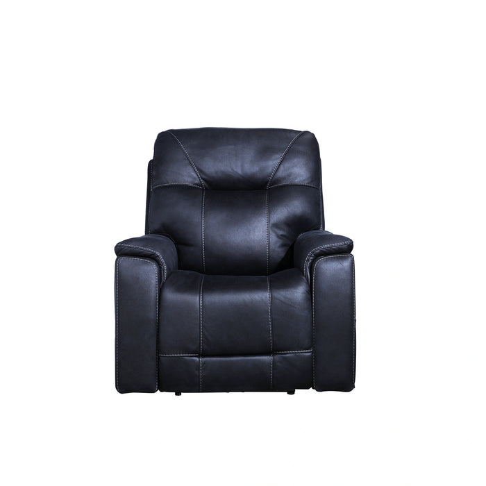 Steve Silver Lexington Triple-Power Media Recliner in Ocean Blue