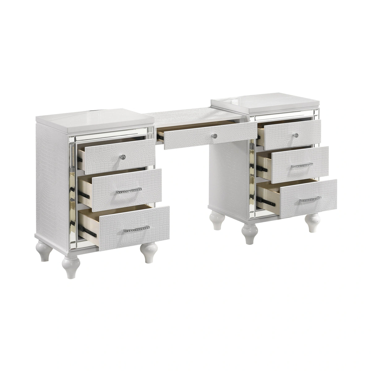 Valentino Dressing Table-White
