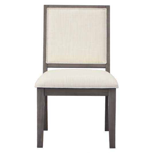 Steve Silver Mila Side Chair in Washed Grey (Set of 2)