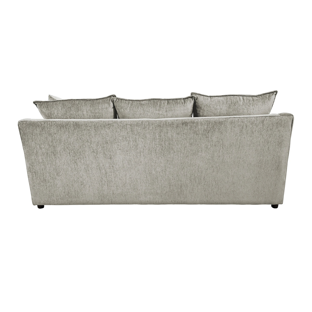 Sylvie Sofa W/4 Accent Pillows-Lush Silver Gray