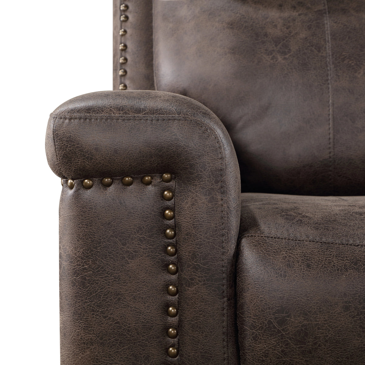 Quade Glider Recliner W/Pwr Fr-Mocha