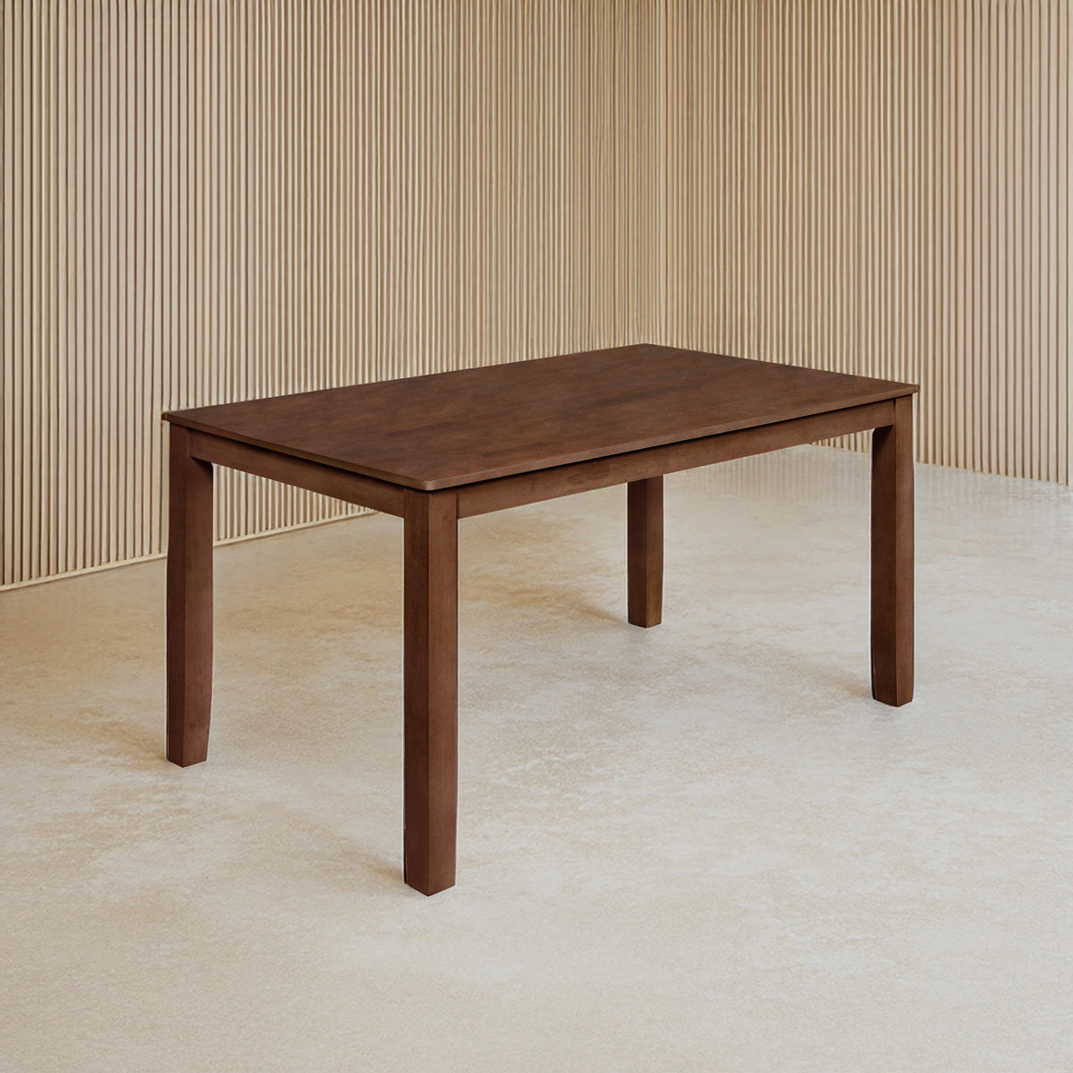 Pascal 59" Rectangle Dining Table-Walnut