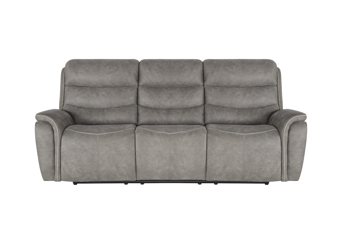 Kamari Sofa W/Dual Recliner-Gray